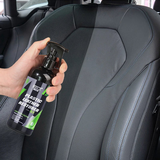 Car Plastic Restorer Polish Leather Cleaner