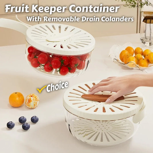 Plastic Fruit Drain Basket